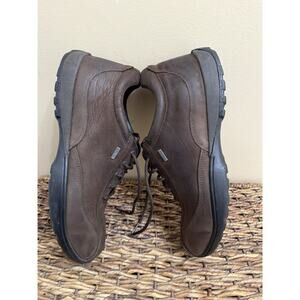 Ara Lace Up Mens Brown Leather Shoes 10.5 Preppy Workwear GoreTex Shock absorber
